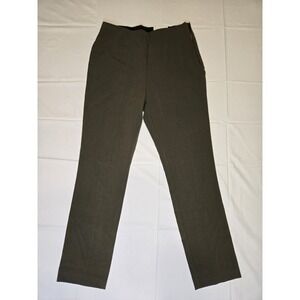 Nine West Side Zip Skinny Pants Size 6 Olive Green High RiseStretch NWT****